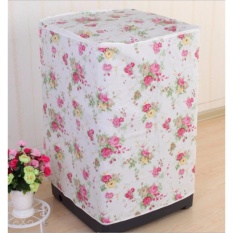 Cover Mesin Cuci 1 Tabung Bukaan Depan - Motif Bunga