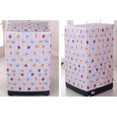 Cover Mesin Cuci 1 Tabung Bukaan Depan - Motif Kerang