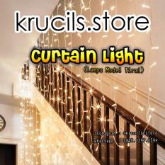 krucils.store Curtain Light Warm White ( Lampu Model Tirai - Warm White)