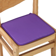 Kantor Kursi Garden Indoor Bantalan Kursi Makan Tie On Square Foam Patio UK Ungu-Intl