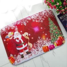 Cute Cartoon Kids Rugs Non-slip Dapur Lantai Tikar Penyerap Karpet untuk Anak Kamar Tidur Kamar Mandi Tahan Lama Masuk Keset Hadiah 40x60 Cm (Biru) -Intl