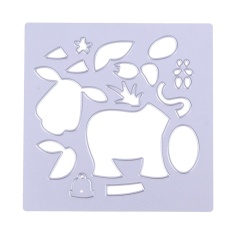 Sapi Perah Sapi Craft Puzzle Die Cutting Scrapbooking DIY Dekorasi-Intl
