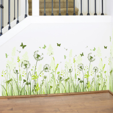 Dandelions Flowers Butterflies Green Leaves Wall Decal Home Sticker
PVC Murals Vinyl Paper House Decoration Wallpaper Living Room
Bedroom Kitchen Art Picture DIY for Children Teen Senior Adult
Nursery Baby - Intl