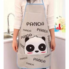 DapurBunda Celemek Masak Anti Air / Apron Waterproof / Plastik Anti Minyak / Celemek Karakter / Celemek Dapur-PANDA
