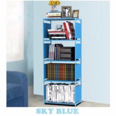 DapurBunda RK003 Rak Serbaguna 5 Susun / Rak Portable Multifungsi 5 Susun / Rak Buku Serbaguna - SKY BIRU