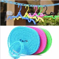 DapurBunda Tali Jemuran 5 meter Serbaguna / Baju Handuk Hanger - Gantungan Baju - BIRU