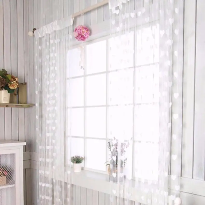 Harga dapurbunda tbl tirai benang pintu dan jendela cantik motif love | HARGALOKA.COM