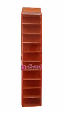 D'Cheryl Hanging Shoes Double Zipper 10 Sekat 'HSOZ-DC' - Orange