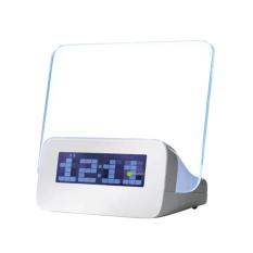 De'Best Digital LED Alarm Clock Memo Board Jam Weker Unik Dengan Papan Tulis Menyala