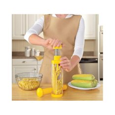 Deluxe Corn Stripper Alat Perontok Jagung Stainless Model Tabung