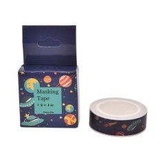 Desain Diy Kertas Lengket Perekat Stiker Dekoratif Pita Washi Sushi Tema Misteri-Intl