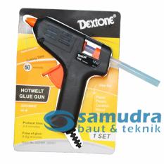 DEXTONE GLUE GUN 10 WATT BONUS REFILL ISI ULANG LEM TEMBAK