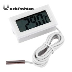 Digital LCD Thermometer Kulkas Aquarium Suhu Meter dengan Probe-Intl