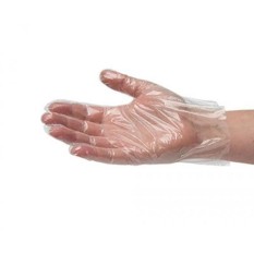 Sarung Tangan PE Sarung Tangan Sekali Jelas dan Aman Plastik Besar Disposable Sarung Tangan Penanganan Sarung Tangan Sanitasi untuk Melayani Makanan, Pembersihan, memasak (5 Bungkus, 100 Sheets/Bungkus)-Internasional
