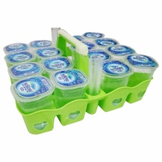 diva-Davi Rak Tempat Aqua Gelas 16 cup + tempat sedotan new - hijau