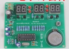 DIY Kits AT89C2051 Electronic Clock Digital Tube LED Display Suite Electronic Module Parts and Components DC 9V - 12V