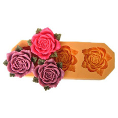 Diseduh sendiri cetakan silikon untuk dekorasi kue mini cetakan fondant cokelat cetakan sabun bunga cokelat permen dibentuk kue alat warna F0442HM45 - International