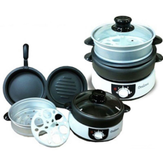 Dodawa - Kompor Listrik Dan Wajan / Panci Multi Functional Cooker 8 In 1
