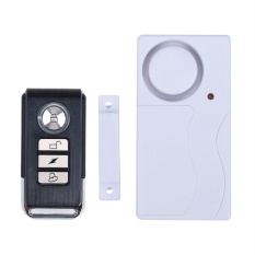 Door Window Entry Security ABS Wireless Remote Control Pintu Sensor Alarm (Putih)-Intl