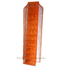 D'Organizer - Rak Gantung Organizer - HSO Hanging Shoes Organizer Zipper Orange