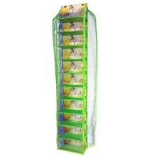 D'Organizer Rak Gantung Organizer - HSO Motif Bunga - Hijau