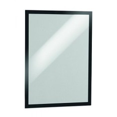 DURAFRAME TAHAN LAMA Tabloid, Self-Adhesive Magnetic Frame, 11X17, Hitam, 2-pack-Intl