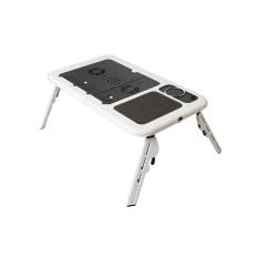 E-Table Meja Laptop Portable / Desk Portable Mouse Pad and Cooling Fan