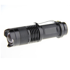 Easybuy 7 W Q5 LED 3-mode Shell Senter UV Torch Adjustable Focus 14500