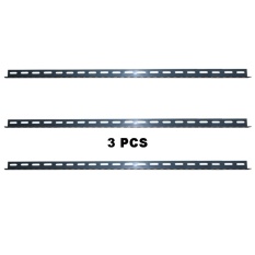 EELIC BER-100CM 3 PCS 100 CM Besi Siku Lubang Rak Serbaguna