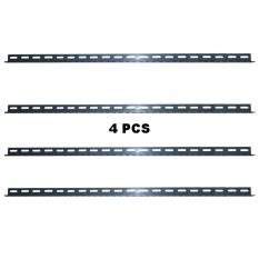 EELIC BER-100CM 4 PCS 100 CM Besi Siku Lubang Rak Serbaguna