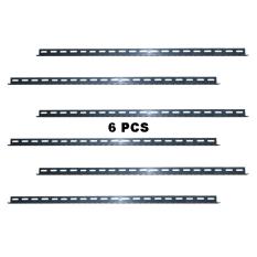 EELIC BER-100CM 6 PCS 100 CM Besi Siku Lubang Rak Serbaguna