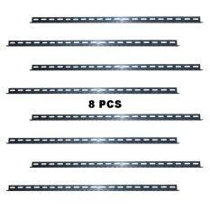 EELIC BER-100CM 8 PCS 100 CM Besi Siku Lubang Rak Serbaguna