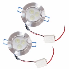 EELIC DOL-M3W 2 PCS CAHAYA PUTIH 6000K Lampu LED Downlight,Lampu Celling Drop