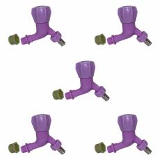 EELIC KJB-1003 Ungu 5 Pcs Kran Jumbo Bulat Double Drat