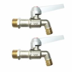 EELIC KRC-H0.5IK Silver 2 PCS Kran Air Classic Bahan Kuningan Asli Anti Bocor