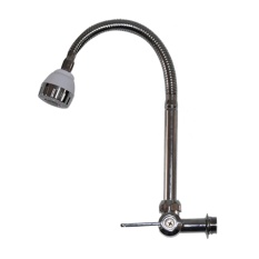 EELIC KRN-621097E KRAN WASTAFEL DAPUR STAINLESS STEEL FLEXIBLE SPIRAL