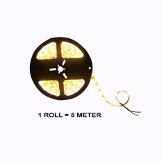 EELIC LAU-F3528B KUNING 1 ROLL LAMPU FLEXIBLE LED WATERPROFF LED 300 LED STRIP LIGHT 1 ROLL = 5 METER DC12 VOLT