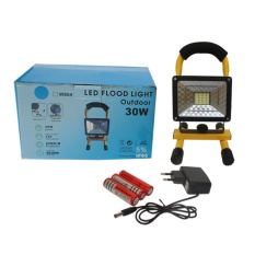 EELIC LAU-W804 Lampu Sorot LED 30 Watt Flood Light Emergency Handle Portable RECHARGEABLE