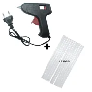 EELIC LET-S603 HITAM LEM TEMBAK + 12 PCS LEM STICK GLUE GUN ALAT PEMANAS