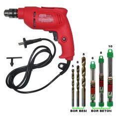 EELIC MEB-450HD Mesin Bor 10MM + Mata Bor HSS 5+6+8 IGM 6+8+10mm Drill Kualitas Tinggi