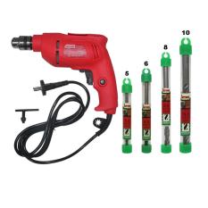 EELIC MEB-450HD Mesin Bor 10MM + Mata Bor IGM 5+6+8+10mm Drill Kualitas Tinggi
