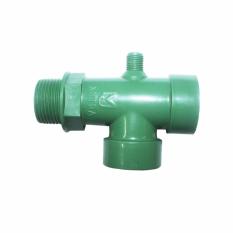 EELIC SAP-1I4LB Sambungan Pipa 3 Lubang 1 inch + 1 Lubang 1/4 inch Berbahan Plastik PVC Berkualitas