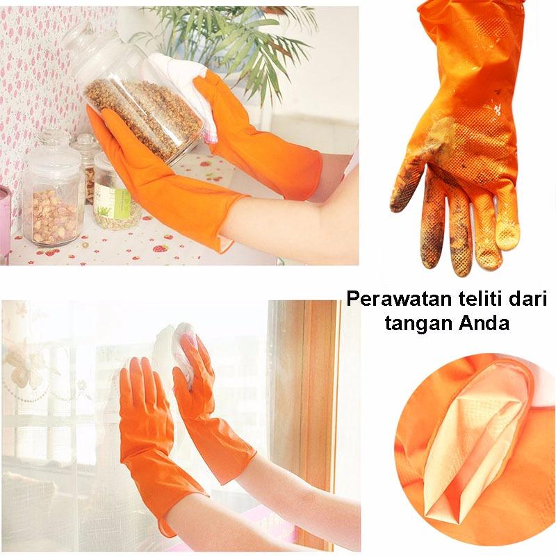 EELIC SAT-FS005 2 PCS Sarung Tangan Karet Pelindung Tangan Yang Baik