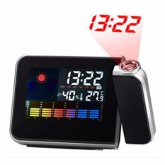Eigia Jam Digital Proyektor Penunjuk Cuaca JK-393 - Hitam
