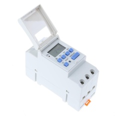 Elektronik Switch Mingguan Programmable Digital Switch Relay Timer Controller (Putih)-220 V-Intl