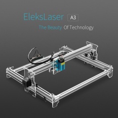 EleksMaker Baru EleksLaser A3 Pro 1600 MW Desktop USB Laser Engraving Mesin Ukiran Pengukir Carver DIY Laser Printer dengan Kacamata Pelindung-Intl