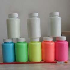 Elife Lukisan Wajah Tubuh Kulit Bercahaya Lukisan Stage Glow Paint (Sky Blue)