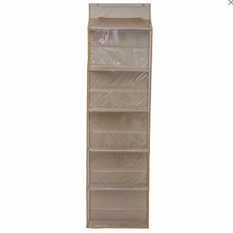 EMWE Hanging Bag Organizer zipper HBOZ Rak Tas Gantung resleting HBO retsleting CREAM