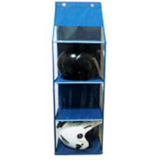 EMWE HHOZ Hanging Helmet Organizer Rak Helm Gantung Resleting Lemari Bag organizer Penyimpanan Sepatu Sandal Tas Boneka Aksesoris Multifungsi Sekat Triplek 3 Susun