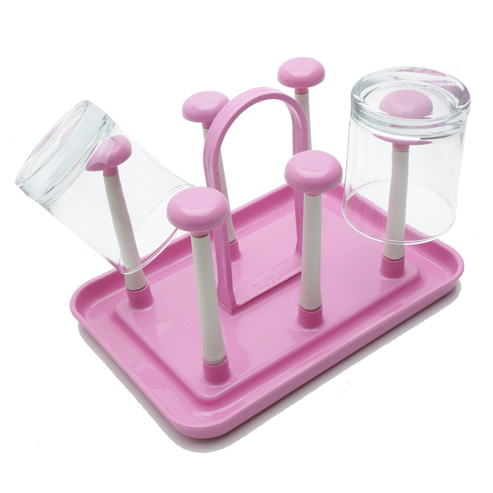 Entera Gantungan Gelas Stand Glass - Pink